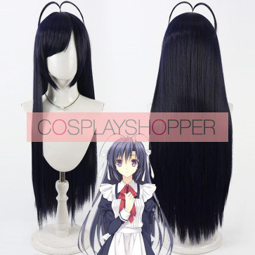 Bleu 80cm Tsuki ni Yorisou Otome no Sahou Asahi Kokura Perruque Cosplay