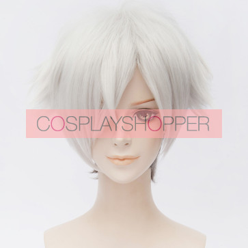 Silver and Grey 30cm Death Parade Decim Cosplay Wig