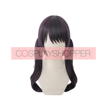 Purple 35cm BanG Dream! Morfonica Tsukushi Futaba Perruque de cosplay