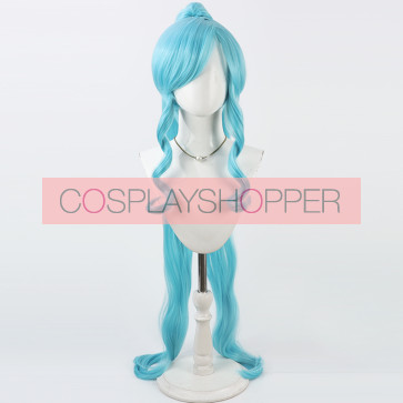 Bleu 100 cm Pretty Cure Sawaizumi Chiyu Cure Fontaine Perruque Cosplay
