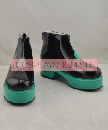 Vocaloid Miku Green Platform Chaussures de cosplay