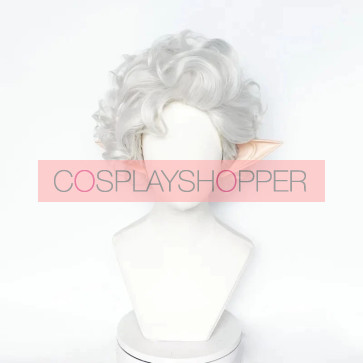 Silver 30cm Baldur's Gate 3 Astarion Perruque de cosplay