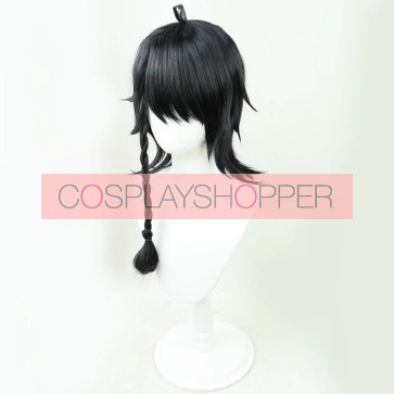 Black 40cm Punishing: Gray Raven Changyu: Qilin Perruque de cosplay
