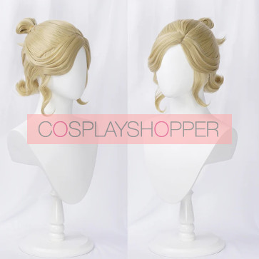 Blonde 40cm Identity V Bamboo Guardian Perruque de cosplay