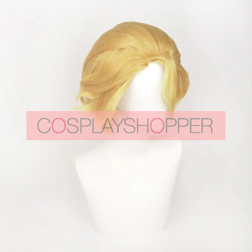 Gold 30cm Dr. Stone Stanley Snyder Perruque de cosplay