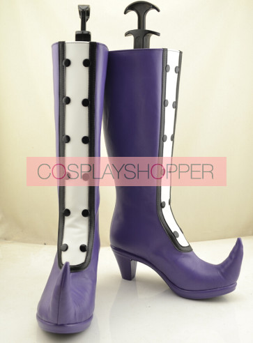 Ojamajo Doremi Magical DoReMi Purple Bottes de cosplay