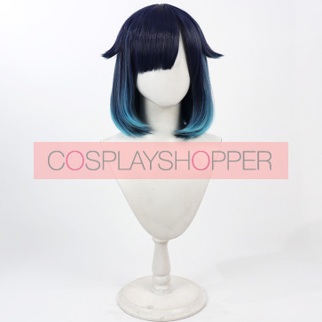 35cm  アニメ/バーチャルインフルエンサー バーチャルユーチューバー 木陰つむぎ コスプレ ウィッグ