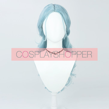 70cm ブルー ゲーム プロジェクトセカイ カラフルステージ！ feat. 初音ミク 日野森雫 コスプレ ウィッグ