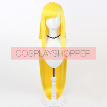 100cm イエロー 漫画 マッシュル-MASHLE-  コスプレ ウィッグ