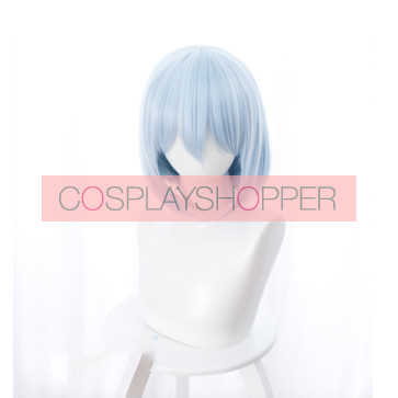 30cm ブルー アニメ デート・ア・ライブ 鳶一折紙 コスプレ ウィッグ