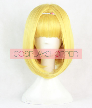 42cm イエロー アニメ ヘヴィーオブジェクト ミリンダ・ブランティーニ コスプレ ウィッグ