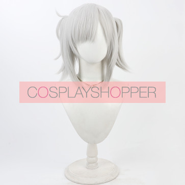 35cm シルバー アニメ/バーチャルインフルエンサー バーチャルユーチューバー 猫本 パト コスプレ ウィッグ