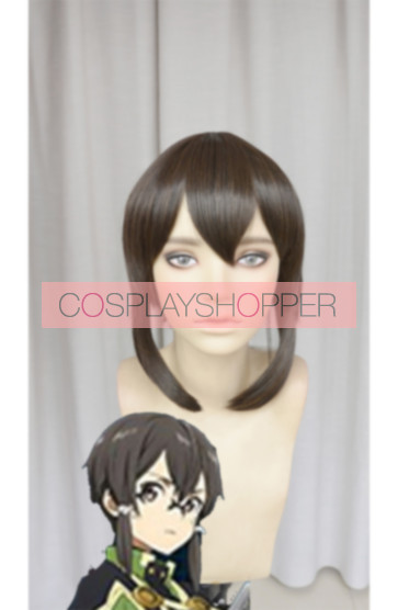 30cm ブラウン アニメ/ビデオゲーム ソードアート・オンライン オーディナル・スケール シノン コスプレ ウィッグ
