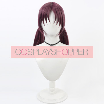 60cm パープル アニメ ラブライブ！サンシャイン!! 鹿角理亞 コスプレ ウィッグ