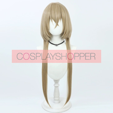 80cm ブロンド ビデオゲーム アークナイツ パラス コスプレ ウィッグ