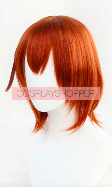 30cm オレンジ アニメ アークナイツ クラウンスレイヤー コスプレ ウィッグ