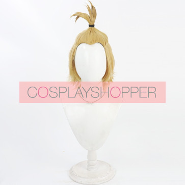 30cm ゴールド アニメ 炎炎ノ消防隊 アーサー・ボイル コスプレ ウィッグ