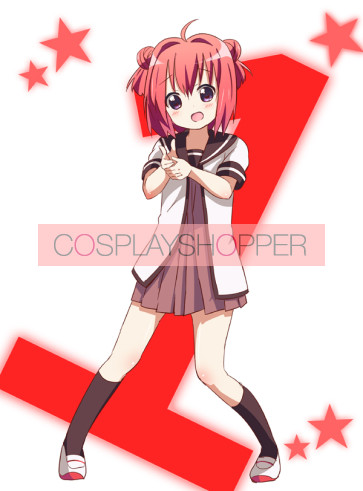 アニメ ゆるゆり さん☆ハイ！ 赤座あかりコスプレ衣装