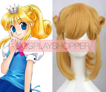 40cm ブロンド アクセサリー キララ☆プリンセス キララ・レノ コスプレ ウィッグ